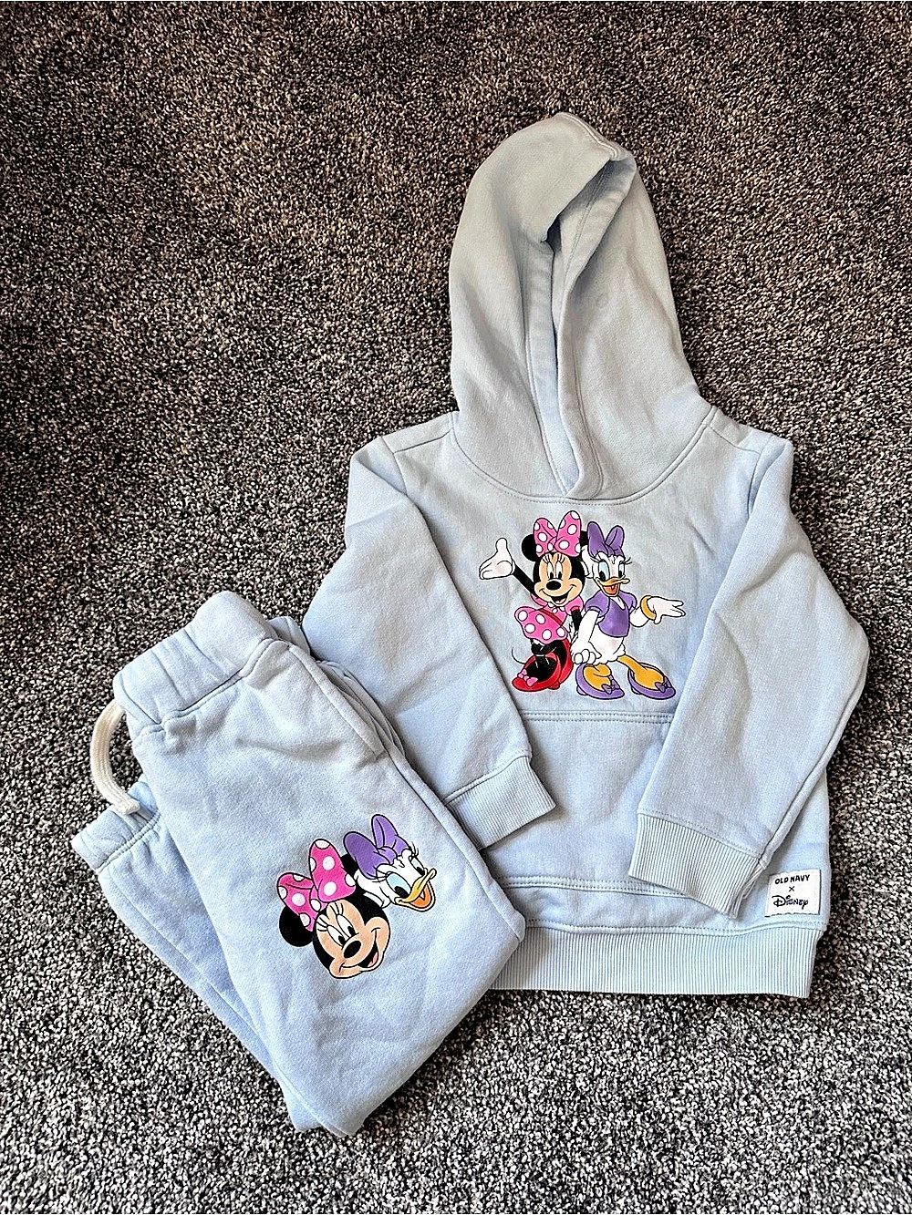 Old Navy x Disney Minnie & Daisy matching set Disney Hoodie Jogger Set in Blue